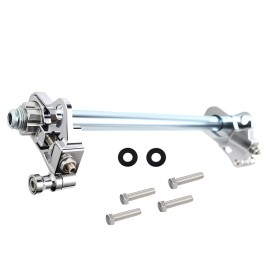 RUDYNESS Chrome Rear Axle Adjuster Kit For Harley Road King Street Glide FLHX 09-23 CVO