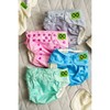 Zoocchini Unicorn Pink Hybrid All-in-One Nappies with Two Reusable Pads,