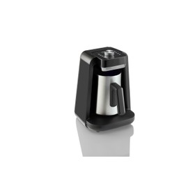 Arzum Okka Rich Spin Pro Turkish Coffee and Hot Beverage Maker, Velvetiser, Milk Frother, 120V, 5 Cups, Stainless Steel Cooking Pot, Chrome