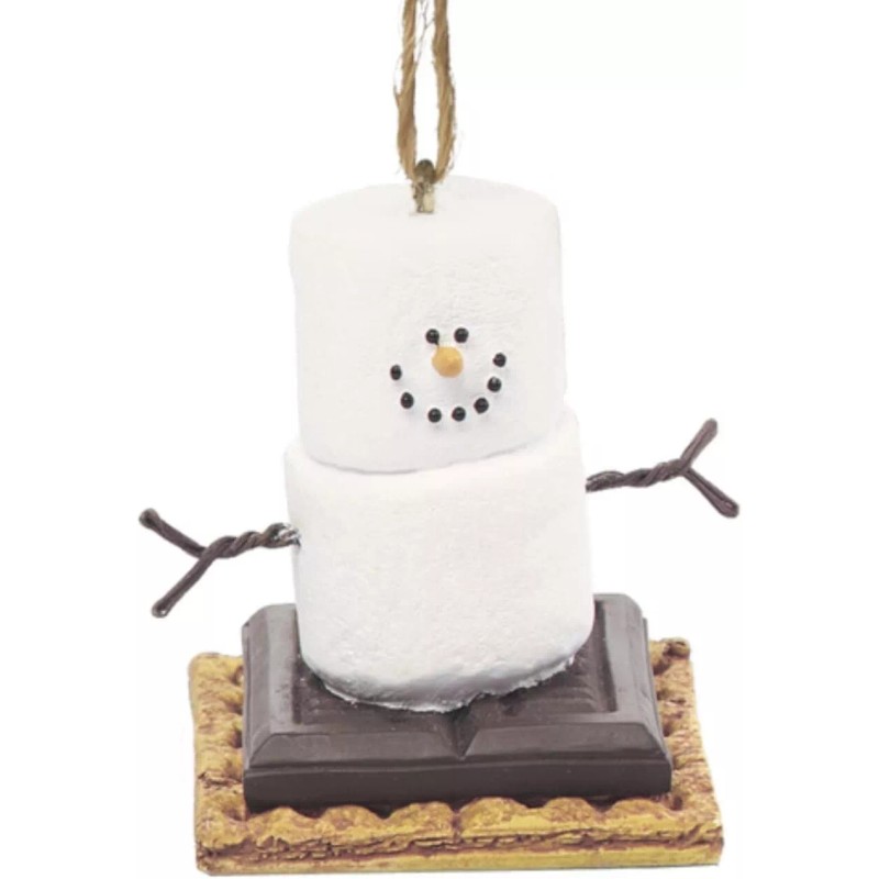 Unbranded The Original Smores Chocolate Graham Cracker Christmas Holiday Snowman
