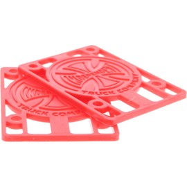 Independent Genuine Parts Red Riser Pads - Set of Two (2) - 1/8"
