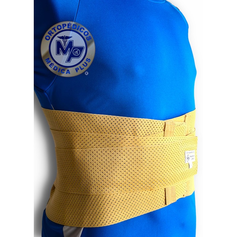 FAJA LUMBAR FAJA LUMBOSACRA TRANSPIRABLE VARILLAS DE ALUMINIO Y PLASTICO