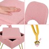 12.9" x 14.1" x 29.9" Small Vanity Stool Chair with