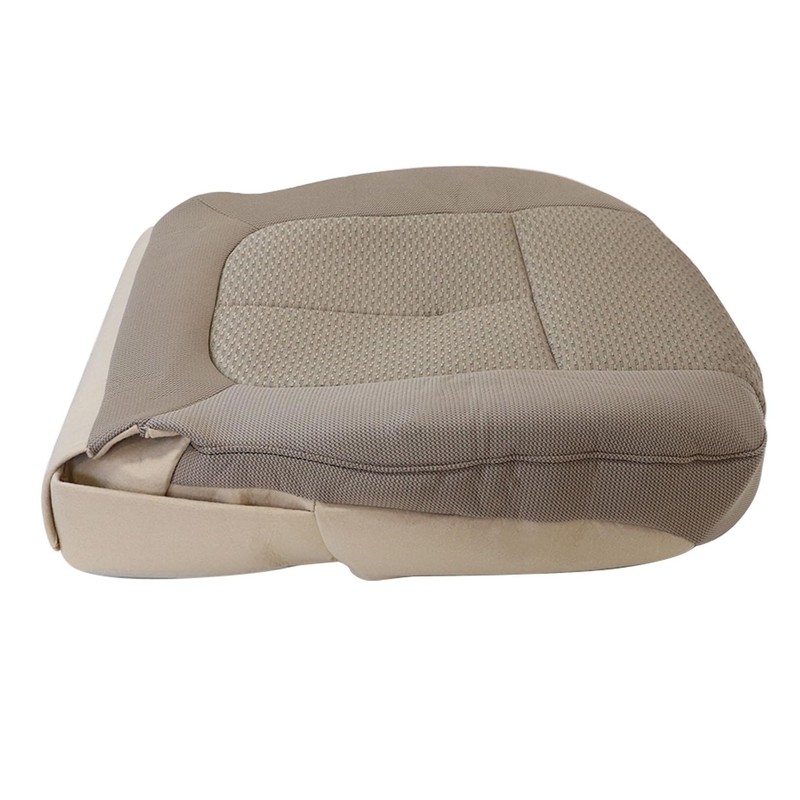 NLQR Driver Side Bottom Replacement Seat Cover Cloth Tan &