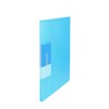 Boughton Japan FCB-B5-20CB Slim Clear Book B5, 20 Pockets, Blue