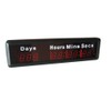 AZOOU 1-inch 9Digits LED Event Timer Countdown/up Clock with Days