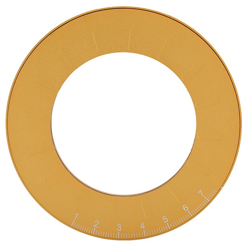 Yctze Adjustable Metal Round Circle Drawing Tool, Professional Ruler Template