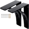 HomiShare 2Pcs Heavy Duty Shelf Brackets 10 x 12 x