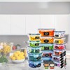 Pro 24-Piece Food Storage Containers Set | Airtight, Leakproof &