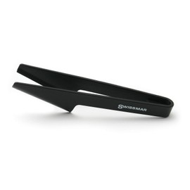 Swissmar Raclette Tongs – Set of 4 Heat-Resistant Plastic Tongs for Raclette Grill or Granite Stone – Curved Design for Easy Gripping – 7" Length – Dishwasher Safe – Ideal for Group Grilling