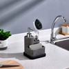 ZCCZ Black Soap Dispenser with Sponge Holder, Kitchen Soap Dispenser