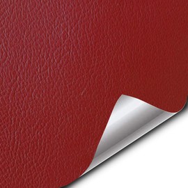VViViD Red Adhesive Weatherproof Faux Leather Marine Vinyl (3ft x 54")