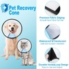 Supet Dog Cone Collar Adjustable After Surgery, Comfortable Pet Recovery