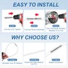 8-Foot Dryer Vent Cleaning Brush Kit with 6 Quick-Snap Extension