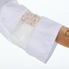 Catholic Church Priest ALB White Linen Lace Pleated Costume Vestment