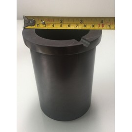 OTOOLWORLD 99.9% Pure Graphite Crucible Metal Melting Gold Silver Scrap Casting Ingot Mould (5kg Graphite Crucible)