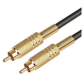 PHONO TO PHONO PLUG - RG59/5M, Audio & Video Cable Assemblies QTY X 1