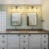 HAHZT Brushed Nickel Bathroom Vanity Light 3 Lights Bathroom Light
