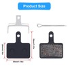 Resin Bike Brake Pads, 4 Pair Mountain Bike Disc Brake