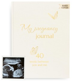HuBorns - My Pregnancy Journal to Capture Every Moment Week by Week with Space for Photos and Ultrasounds, Pregnancy Diary to Keep the Most Special Memories, Maternity Journal to Prepare for Birth