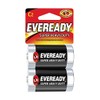 Eveready Super Heavy Duty C Zinc Carbon Batteries 2 pk