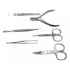 MKS TOOLS Kit Manicura Y Pedicura 6 Piezas Acero Inoxidable