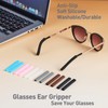 Gdnmapt Silicone Glasses Ear Cushion, Anti Slip Eye Glasses Ear