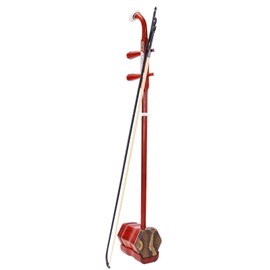 Beginner Chinese 2 Strings Violin, 32 inch Traditional National Instruments Erhu for Beginner Entry Level,Hand-Carved Ethnic Musical Instruments (Red rosewood)