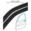 Front Left Door Window Run Channel Seal Strip Fit for