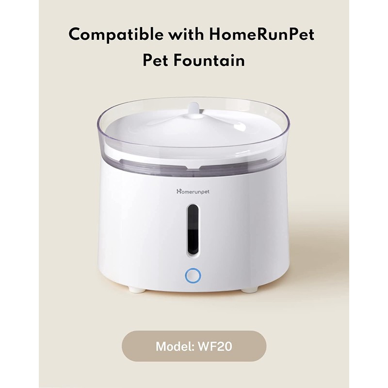 Homerunpet Wireless Cat Fountain Pump 3. Compatible with WF20