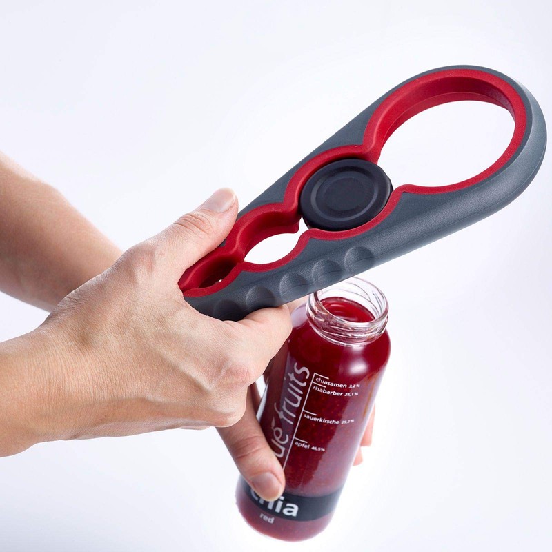 Westmark Multi-Opener, Rubber Inner Surface, 14 x 6 cm, Stainless