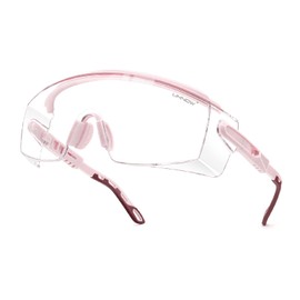 UKNOW Safety Glasses Over Eyeglasses, Anti Fog Safety Goggles ANSI Z87.1, Adjustable Protective Eyewear