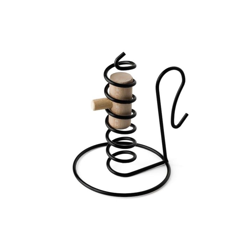 Spiral Candle Holder Set of 2, Primitive Courting Style or