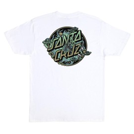 SANTA CRUZ Winkowski Dope Plant 2 Dot S/S Heavyweight T-Shirt White Med Mens