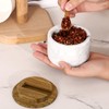 RAETTER.LY Salt and Pepper Bowl, Marble Salt Cellar and Spices