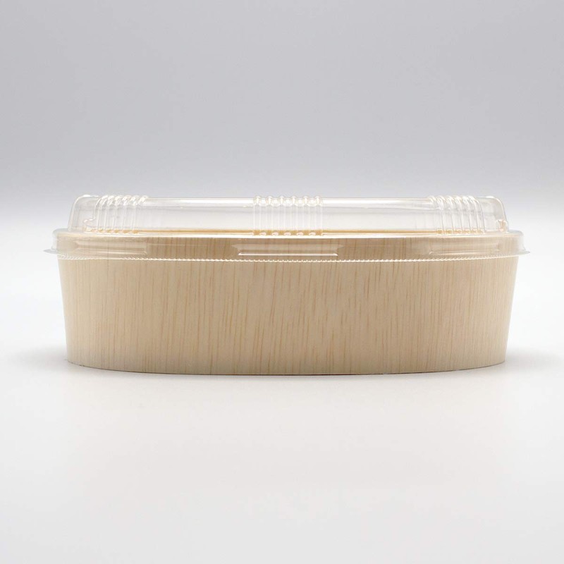 KAYU PACKAGE Oval DAEN Wooden Containers, Medium, 4.7 x 6.7