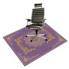 Chair Mat for Hardwood Floor Office for Carpet Desk Computer Chair Mat Under Desk Rug Protector for Rolling Chair, Computer Gaming Chair Mat (Purple, 36“x48”)