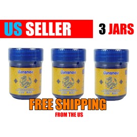 Golden Dragon Traditional Thai Herbal Inhaler 3 Jars US seller Golden Dragon (FREE SHIPPING)