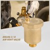 LALAGO Automatic Quick Bleed, DN10 3/8 Inch Bleed Valve, Brass