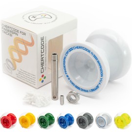 Cheatcode Yoyo by Brandon Vu | Master Fingerspin Tricks | A Responsive & Unresponsive Yo-yo for Kids, Teens & Adults | Great Yo Yo For Beginners | Extra Professional Ball Bearing Kit Included | Offset