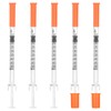 100Pack Lab Dispensing U-100-31 Ga, 0.5cc/mL Jeringas with 1/4" (6mm)