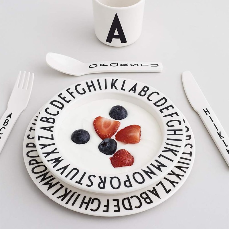 DESIGN LETTERS Design Letters Kids Cutlery Set, Green