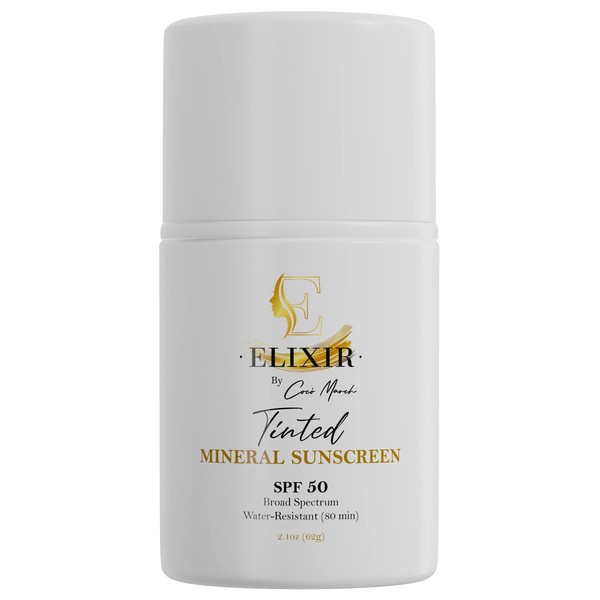 Elixir by Coco March Broad Spectrum Mineral Tinted Sunscreen SPF