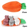 XehCaol Cuddly Toy Rabbit, Easter Bunny Plush Toy, Carrot Plush