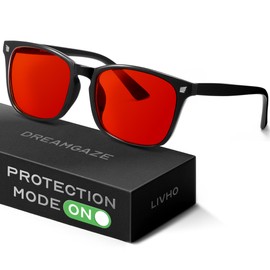 livho Gaming Blue Light Blocking Glasses for Better Sleep, Premium Night Driving, Computer Blockers for Man & Woman