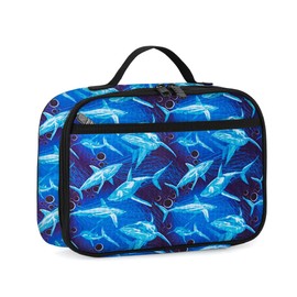 rickyh style Lunch Box with Padded Liner, Spacious Insulated Lunch Bag Durable Thermal Lunch Cooler Pack with Strap for Men Women Boys Girls Adults School Sports Beach Picnic Work Camp,2 Pocket