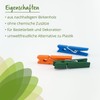 Wooden Clothes Pegs A00154125 Birch Wood Assorted Colours 45 mm