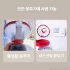 강아지 산소 마스크 투명 적색 깔대기 애견 소형견 대형견 고양이