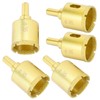 5Pcs Diamond Brazing Drill Bit Hole Saw Drilling Opener for