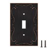 French Cabriole Decorative Wall Plate Switch Plate Outlet Cover (Single